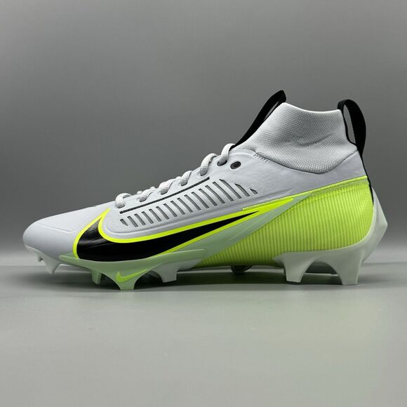 Nike Vapor Edge Pro 360 2 Pure Platinum Black Volt Green Mens Size 12 Football - Picture 4 of 9